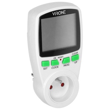 ВАТТМЕТР СЧЕТЧИК ЭНЕРГИИ + ПРОГРАММАТОР НЕДЕЛЬНЫЙ ТАЙМЕР