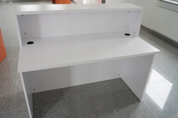 Офисная стойка AJJS-15 120см Варшава белая стойка регистрации