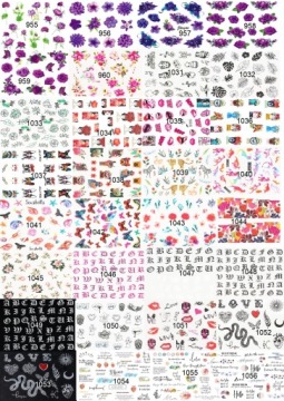 НАБОР НАКЛЕЙКОВ ДЛЯ НОГТЕЙ «ВОДА» ИЗ 10 УЗОРОВ