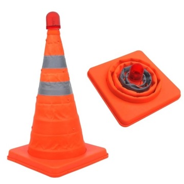 PACHOŁEK drogowy SŁUPEK składany odblask 41cm LED