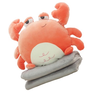 ПОДУШКА, ПУТЕШЕСТВЕННОЕ ОДЕЯЛО, ФОРМА КРАБА, КАРТОН