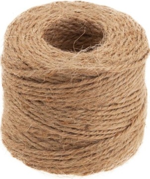 Джутовая веревка, джутовая веревка, 50 м, натуральный