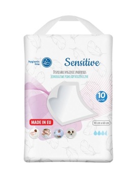 Прокладки гигиенические 90х60 см Sensitive Akuku Absorbent Одноразовые 10 шт.