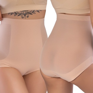 BIELIZNA WYSZCZUPLAJĄCA majtki KORYGUJĄCE wysoki stan MODELUJĄCE