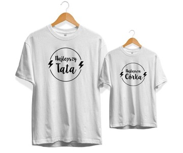 Koszulki dla Taty i Córki, Najlepszy Tata i Córka, Prezent dla Taty i Córki