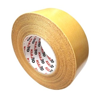 TAŚMA DWUSTRONNA ZBROJONA 12mmx50m DO ŁĄCZENIA MEMBRANY ŻÓŁTEJ FOLII