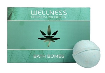 БОМБОЧКИ ДЛЯ ВАННЫ - 6 шт. - С МОРСКОЙ СОЛЬЮ И МИНДАЛЬНЫМ МАСЛОМ