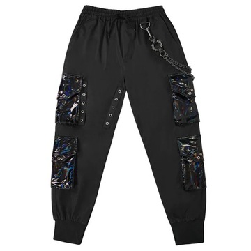 spodnie joggery DEVIL FASHION - PUNK GOTHIC [XL]