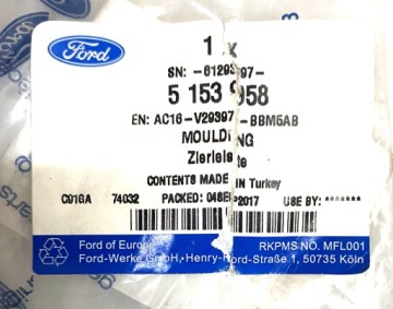 Leiste Schutzleiste Tür links links Ford Transit 2010-2011 neu OE | thumb 1