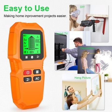 Цифровые искатели стоек Простой в использовании цифровой настенный искатель желтого дерева