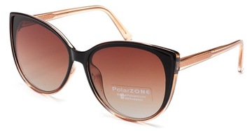 Okulary przeciwsłoneczne damskie polaryzacyjne UV400 cieniowane soczewki