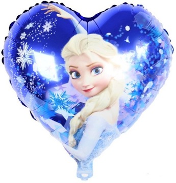 BALON FOLIOWY FROZEN KRAINA LODU SERCE ELZA E8