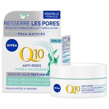 Nivea крем для догляду Q10 Anti-Wrinkle Затягнутий Пори Day Care SPF15