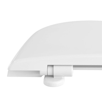 СИДЕНЬЕ ДЛЯ УНИТАЗА ИЗ ДЮРОПЛАСТА МЕДЛЕННО ЗАКРЫВАЮЩЕЕ 42x35 СМ