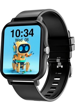 Smartwatch MASKJET czarny SPORTOWY 1,69 silikonowy pasek czarny