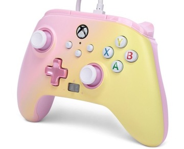 Усовершенствованный контроллер POWERA Розовый и желтый