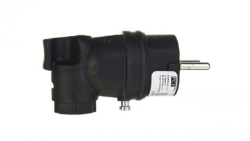 Wtyczka gumowa kątowa 10/16A 2P+Z 230V UNI-SCHUKO