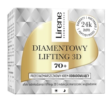 Przeciwzmarszczkowy krem odbuduwujący 70+ Lirene
