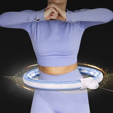 HULA HOP KOŁO ODCHUDZAJĄCE Z MAGNESEM I OBCIĄŻNIKIEM + LICZNIK HMS HHM15
