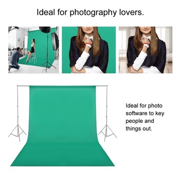 Хромакейный фон для фотосъемки 1,8*2,8 м/5,9*9,2 фута, хлопковая подставка для студии