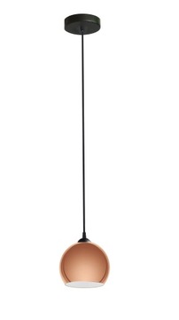 NOWOCZESNA LAMPA WISZĄCA,ŻYRANDOL KULA MIEDŹ 205M