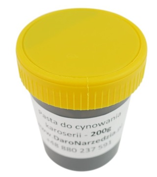 Pasta do Cyny CYNOWANIE karoserii 200g cyna do naprawy karoserii + Pędzel