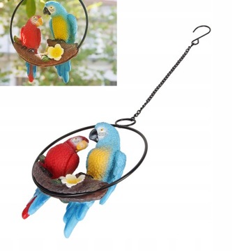 Садовое украшение для террасного попугая