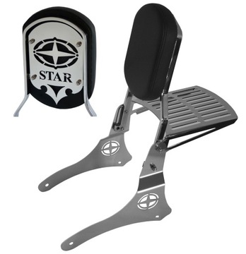 YAMAHA MIDNIGHT STAR XVS 1300 OPARCIE PASAŻERA