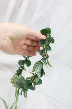 Венок для причастия, венок из зеленого эвкалипта, стильное дополнение