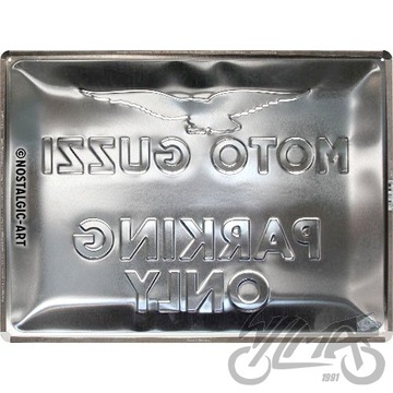 ПЛАКАТ 30x40 MOTO GUZZI PARKING ONLY 23261