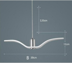 ЛЮСТРА ДЛЯ КУХНИ ГОСТИНОЙ LED ПОДВЕСНОЙ СВЕТИЛЬНИК ЧАЙКА
