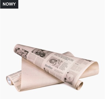 Papier pakowy PERGAMIN GAZETA 50cm x 10yd