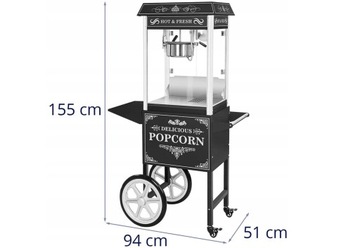Royal Catering RCPW.16.2 Аппарат для попкорна мощностью 1600 Вт