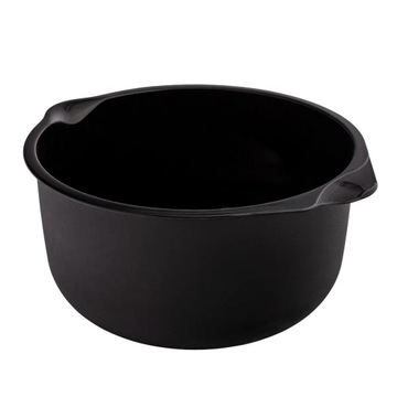 Miski kuchenne komplet 3 szt z wylewką miarki Altom Design czarne 1,5/2/3 L