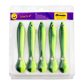 5 шт., мягкая приманка Bionic Loach, хвостовая приманка