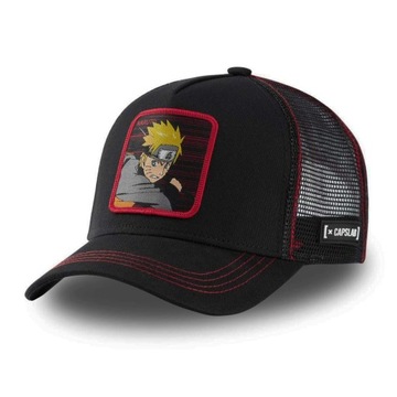 Czapka z daszkiem Capslab NARUTO Trucker czarna