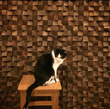 Деревянная акустическая панель 30x30x2,2 см Мозаика Диффузор ЗОЛОТОЙ ДУБ