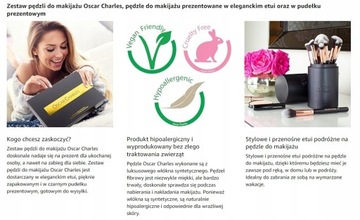 Набор для макияжа Oscar Charles BRUSHES профессиональный набор из 12 предметов