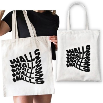 TORBA NA RAMIĘ BIAŁA TOREBKA WALLS MŁODZIEŻOWA DO SZKOŁY SZKOLNA KSIĄŻKI
