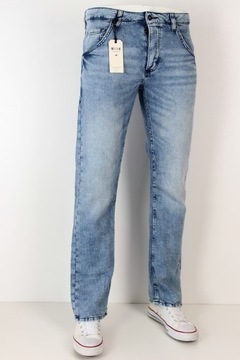 MUSTANG MICHIGAN REGULAR STRAIGHT PROSTE SPODNIE JEANS _ ROZMIARY