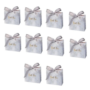 10x Chocolate Candy Box Gift Bag with