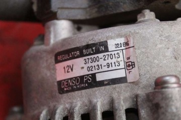 ALTERNÁTOR 37300-27013 HYUNDAI TUCSON 1 I 2.0 CRDI 140 KM 04-10