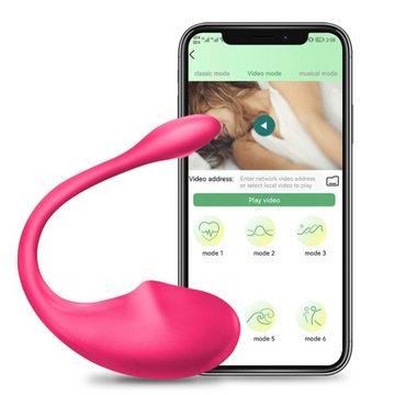 Pilot aplikacji Bluetooth Sex Wibrujące jajko