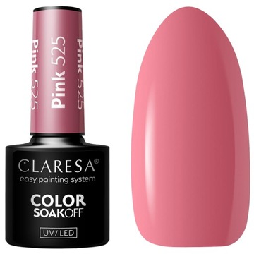 Claresa Lakier Hybrydowy UV/LED 5g - Pink 525