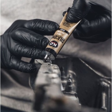 К2 ЧЕРНЫЙ СИЛИКОН ВЫСОКОТЕМПЕРАТУРНЫЙ до +350С 21г