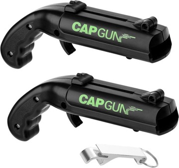 Cap Gun otwieracz do butelek, 2 opakowania, zabawny otwieracz do piwa, do b