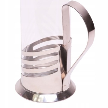 ZAPARZACZ DO HERBATY KAWY ZIÓŁ SZKŁO STAL 350ml KAMILLE