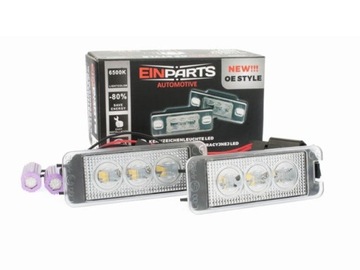 LAMPKI TABLICY REJESTRACYJNEJ LED VW GOLF IV 4