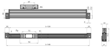 ATEK MLC-310 Магнитная измерительная линейка 5 мкм
