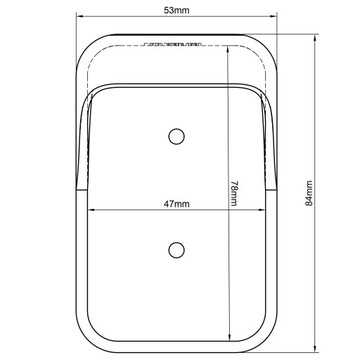 Крышка корпуса Раструб SIMPLIT A20